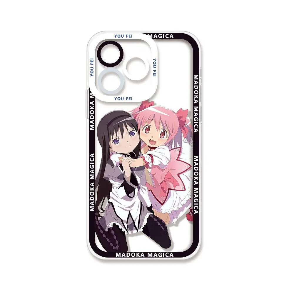 Anime Kaname Madoka Akemi Homura Themed Protective Phone Case Cover
