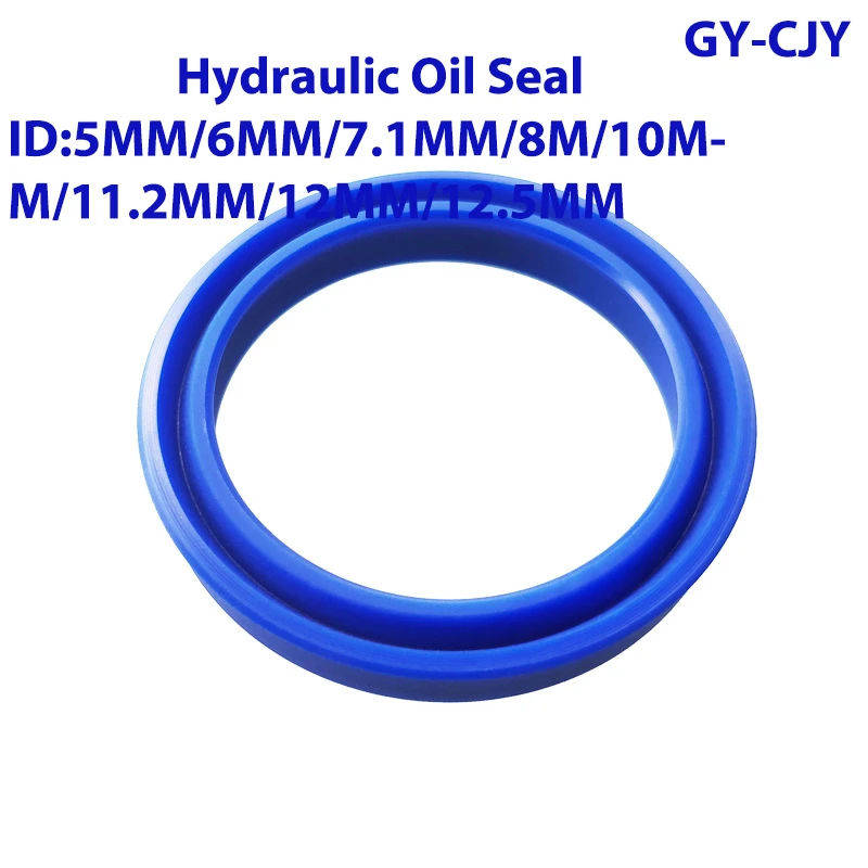 ID5mm 12.5mm UN/UHS/UNS Y Type Ring Polyurethane (PU) Hydraulic Oil Seal Cylinder Piston Sealing