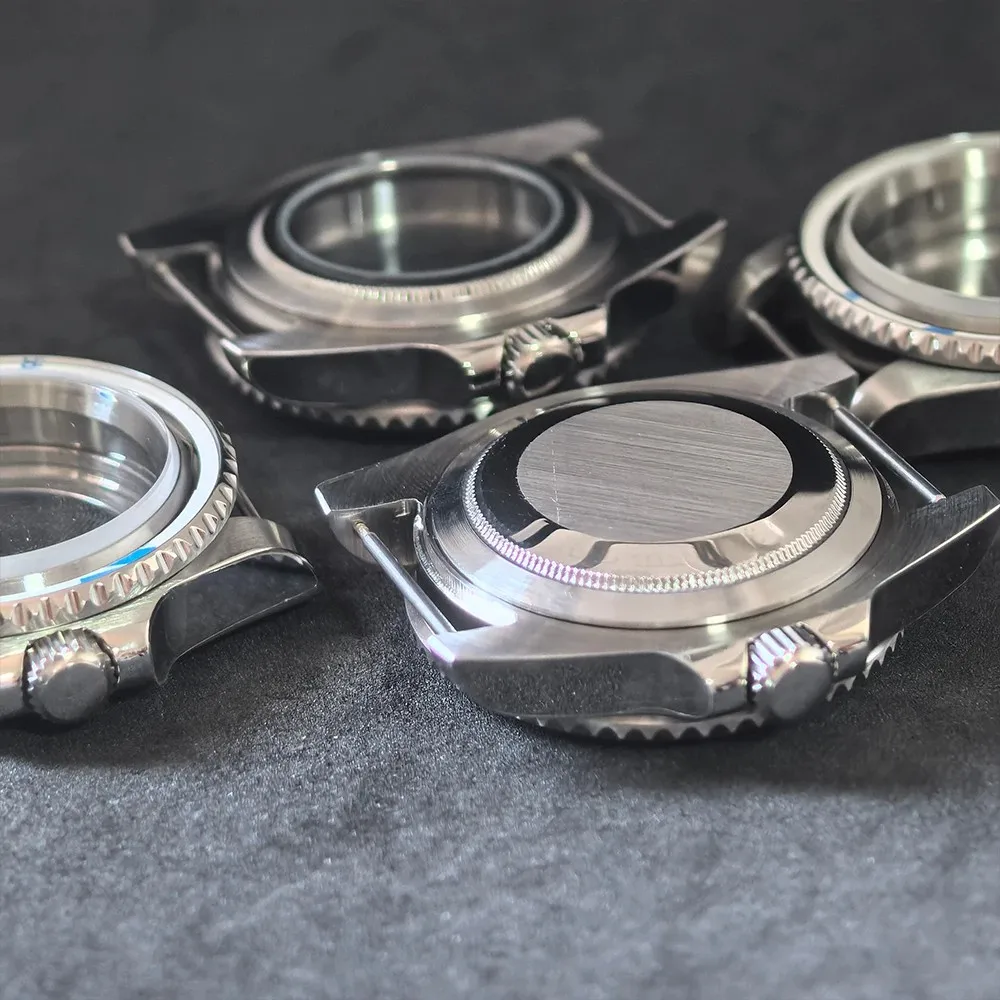 40mm 316L Stainless Steel 200M Diving Watch Case