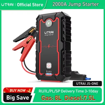 UTRAI 2000A Portable Car Jump Starter & Power Bank – 12V Auto Battery Booster 1