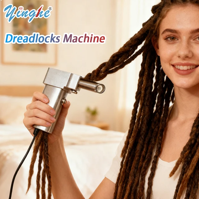 Nouvelle Machine à dreadlocks, Machine à dreadlock automatique à fibres chimiques pour Locs Dreadlock instantané Machine à dreadlocks facilement électrique 1