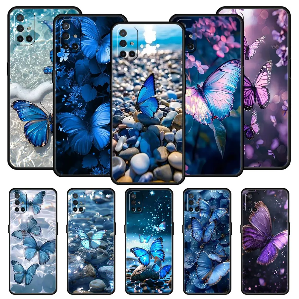 Vibrant Color Butterfly Soft Phone Case Cover