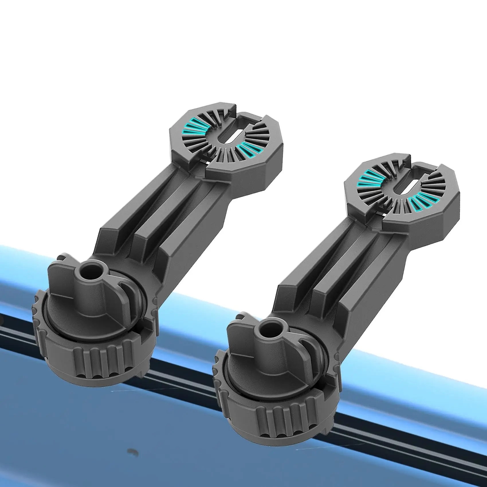 Aventik 2 Pack Multi-Functional Kayak Track Space-Saving Heavy Extend Side Track Tool-Free Installation Kayak Rail