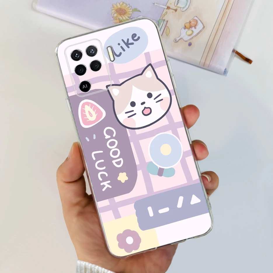 Cute Painted Soft Silicone Phone Case Bumper Cover
