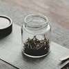 180ml Wood Lid Glass Airtight Canister Kitchen Storage Bottles Jars Food Container Grains Coffee Beans Grains Candy Containers 5