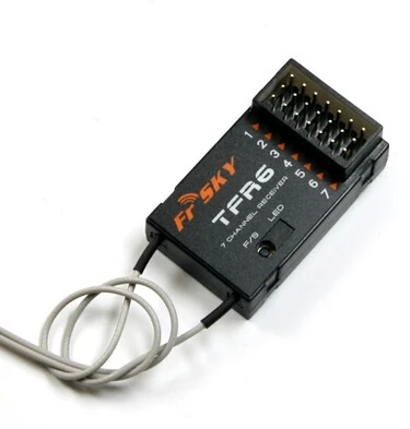FrSky TFR6 TFR6A TFR6-A 2.4Ghz 7 Channel 7CH Receiver Compatible Futaba FASST 2.4G Air System 6EX, 7C,TM-7 T8FGTM-10,T12FG,TM-14