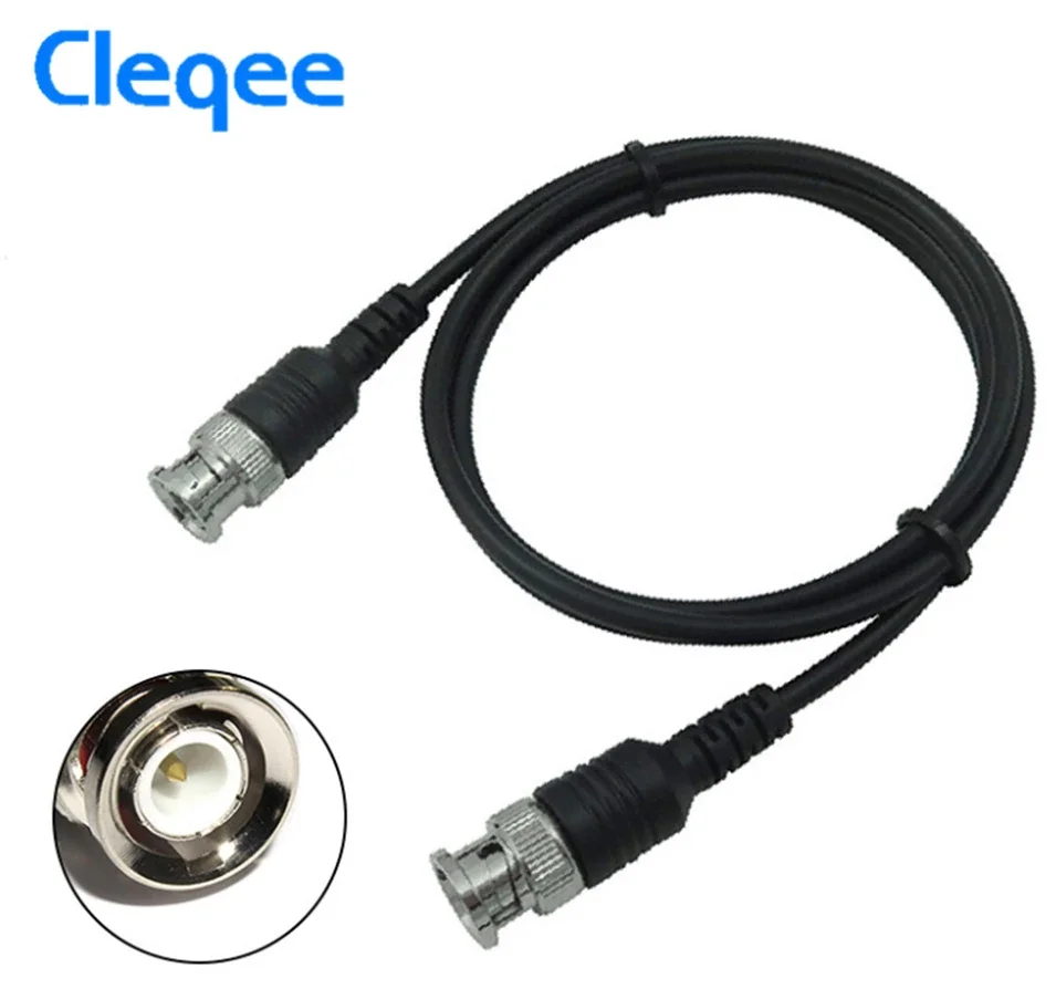 Ходовой товар, штекер BNC Q9 Cleqee P1013, штекер BNC Q9, штекер осциллографа, тестовый зонд, кабель, длина 100 см