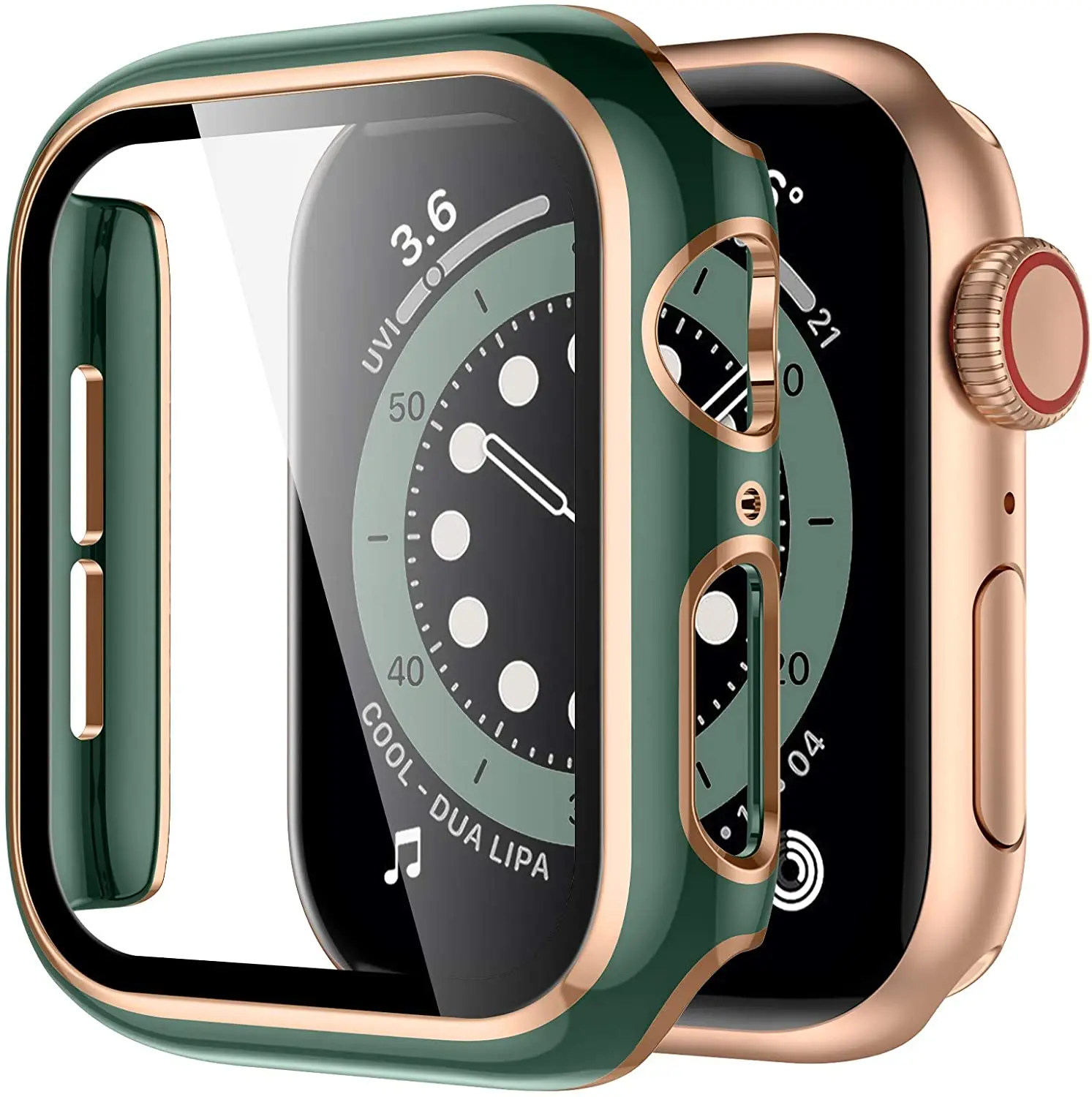 Premium Tempered Glass Screen Protector Cover for Apple Watch - PC Accessories for All Series