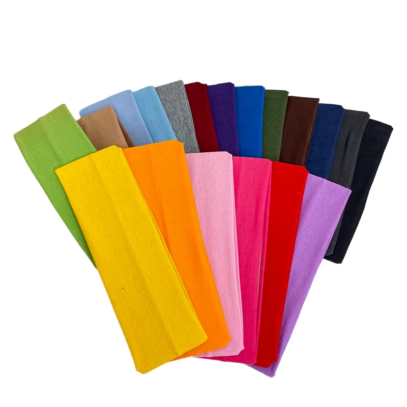 3 Stück/Set dehnbares, farbenfrohes Stirnband für Yoga, Laufen und Sport – weiches und bequemes Haar-Accessoire
