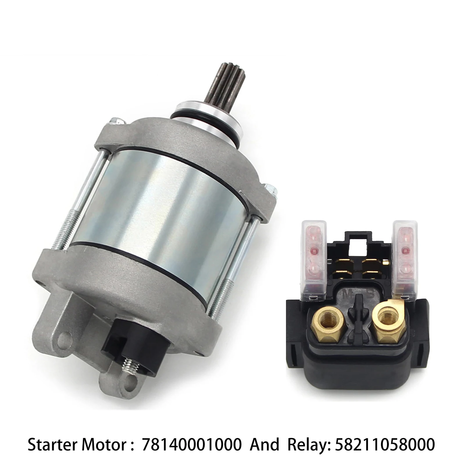 Starter Motor& Relay For KTM XCW XCF EXC SXF 450 SMR 450 For
