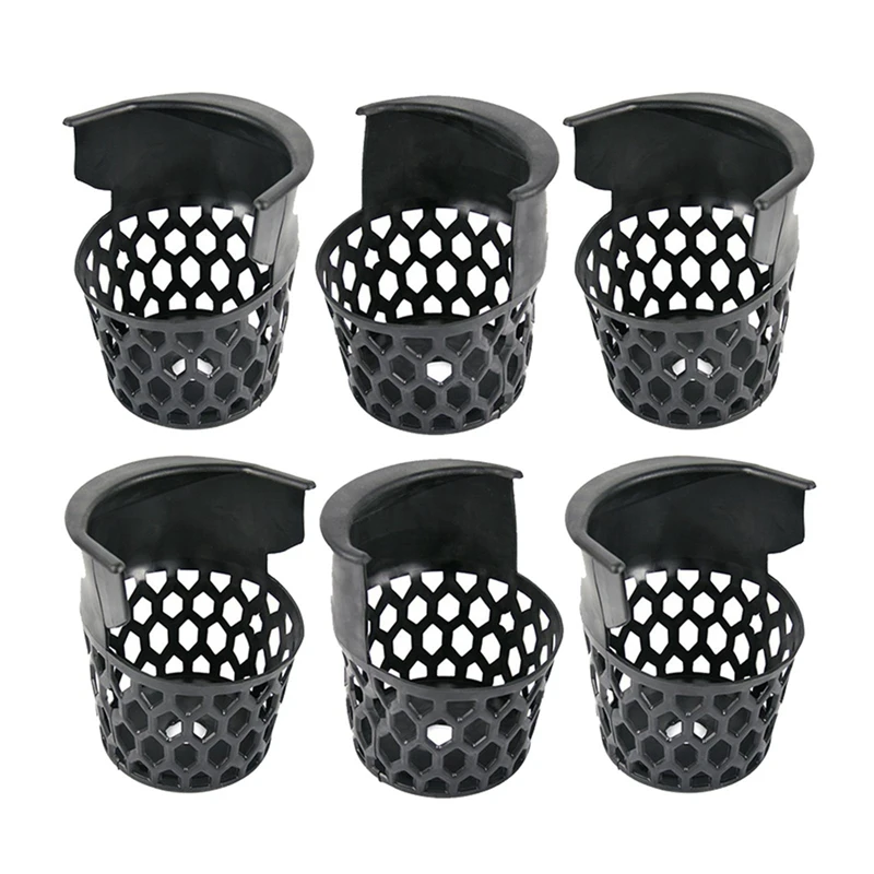 6 Pcs Pool Table Pockets Billiard Pockets Set Black Billiards Net Bag Entertainment Web Snooker Baskets