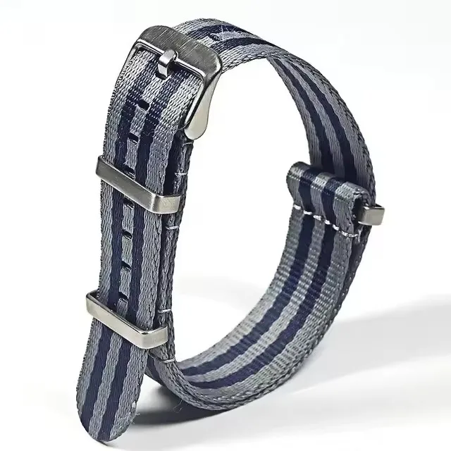 Comfortable Nylon Military-Style Washable Watch Band for Men