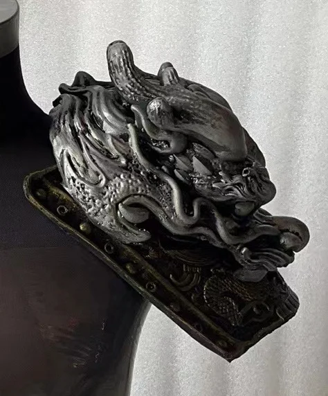 Golden Helmet Armor Shoulder Guards Eva Sponge material Ancient Soldier Performance Men Cosplay Film television stage props