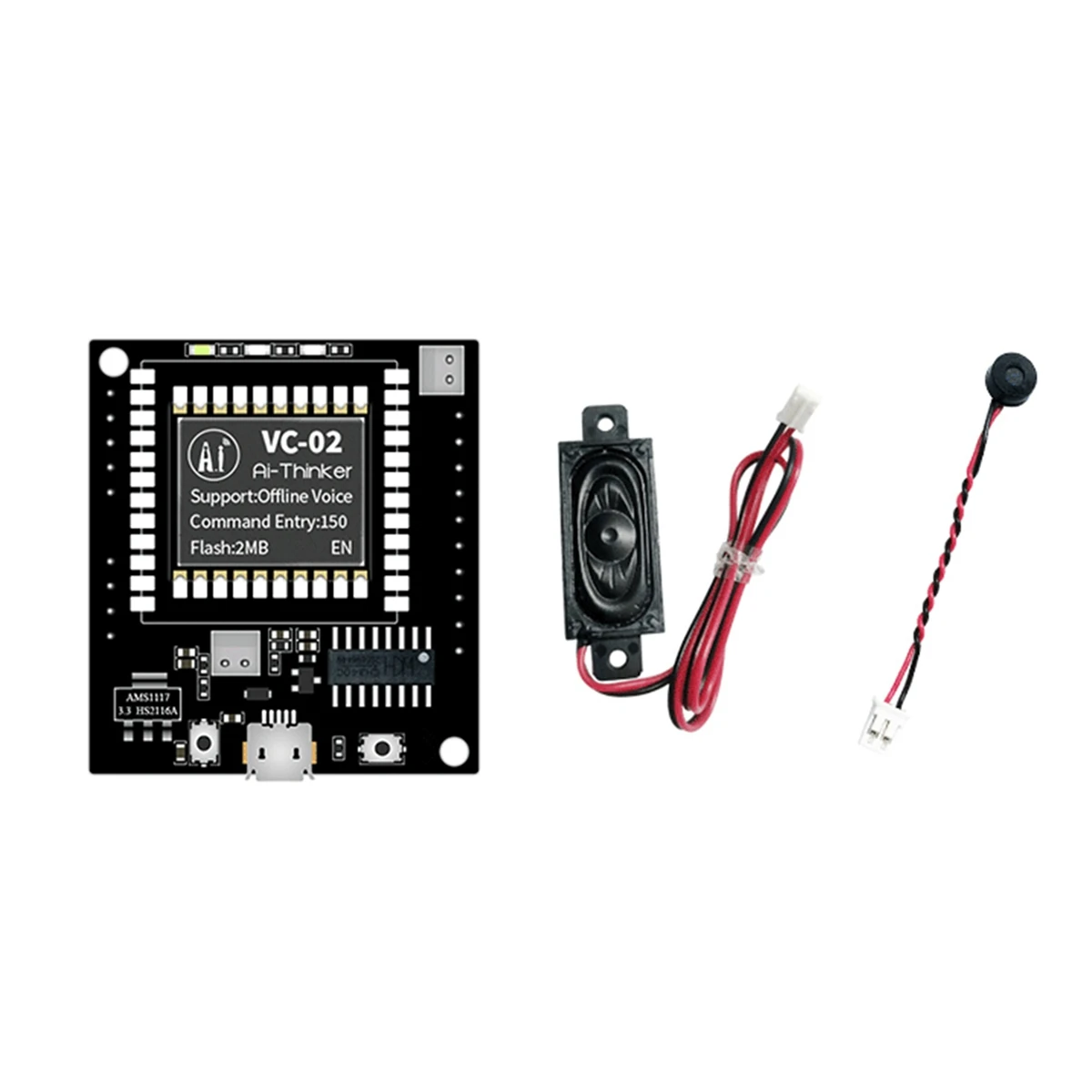 VC-02-Kit AI Intelligent Offline Voice Recognition Control Module Development Board voice recognition module