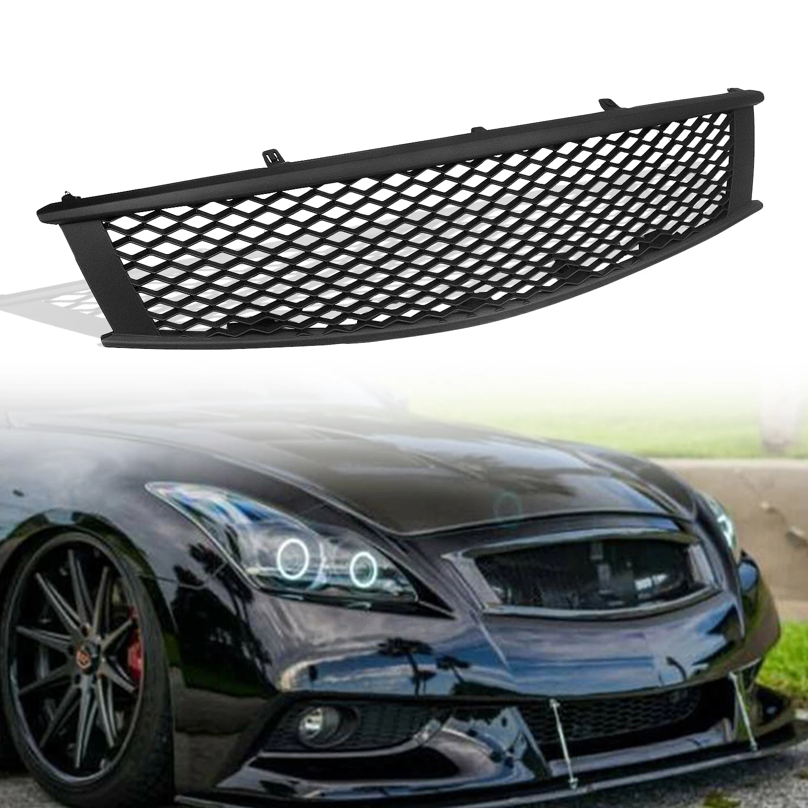Car Front Grill Grille For Infiniti G G37 Q60 2 Door 20082013