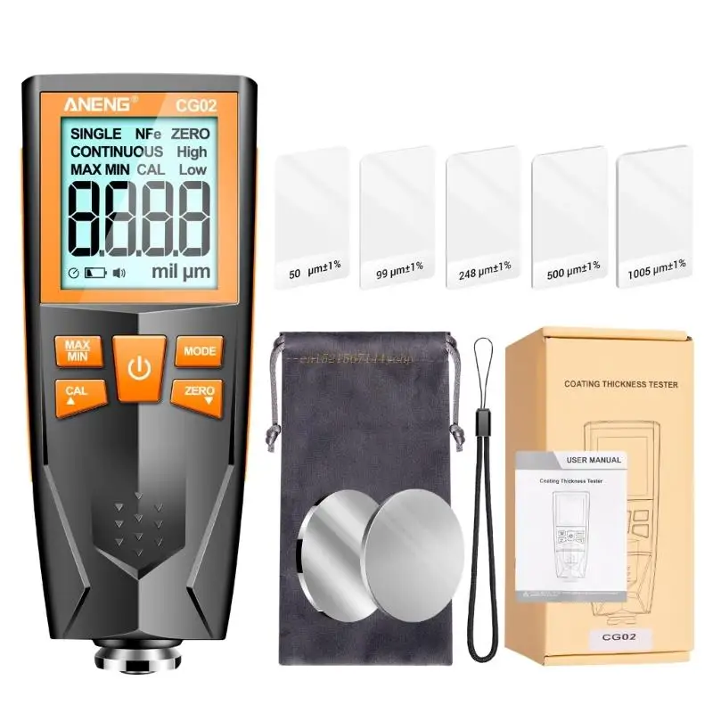 Coating Thickness Gauge CG02 Digital Meter for Automobile Paint