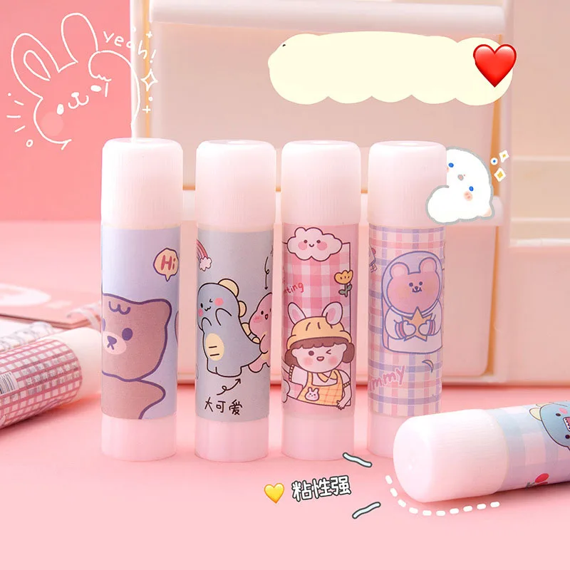 

32 pcs/lot Cartoon Animal Girl Solid Glue Stick Cute Glue For Paper Files Art DIY Office School Supplies Stationery gift