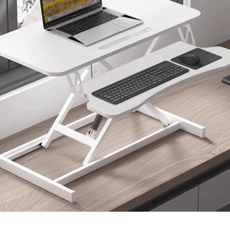 Stand-up computer lifting bracket notebook desktop monitor desktop is raised and the office workbench is folded. baby monitor holder 1 4 inch thread gooseneck holders silicone selfie snake creative bracket crib support camera bracket