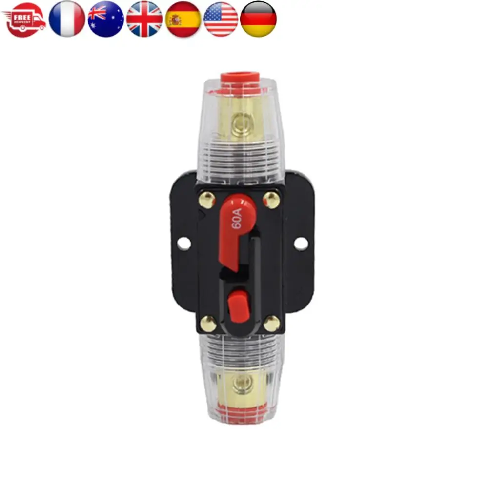 Circuit Breaker 12-24V DC Resettable Circuit Breaker 20A 30A 40A 50A 60A 80A 100A 125A 150A Car Truck Audio Resettable Fuse