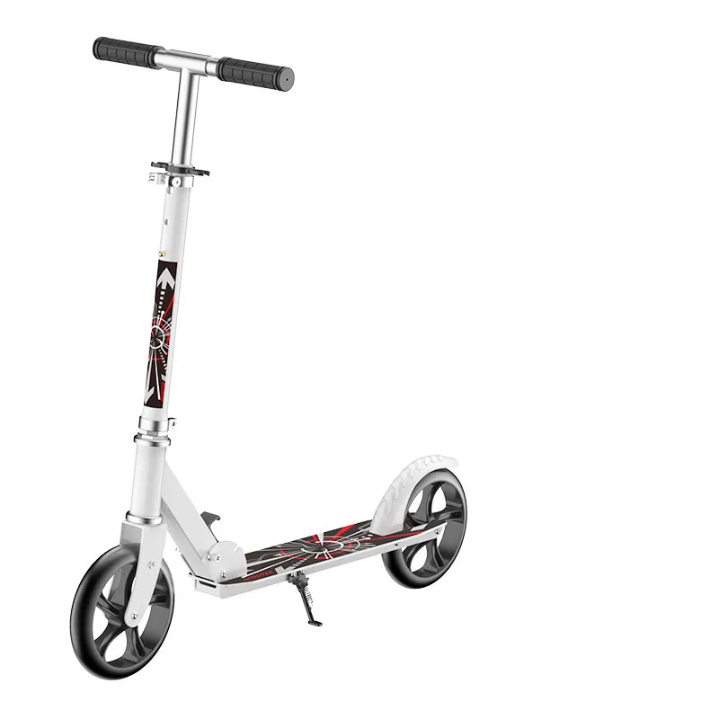 Non-Electric Adult Scooter Kick Scooter One-Click Folding Lifting Two-Wheeler City Foot Scooters