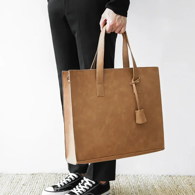 

for Business Briefcase Man Executive Women's Luxury Bag Men Bags 2024 Men's Laptop Brand Suitcase Handbag Leather