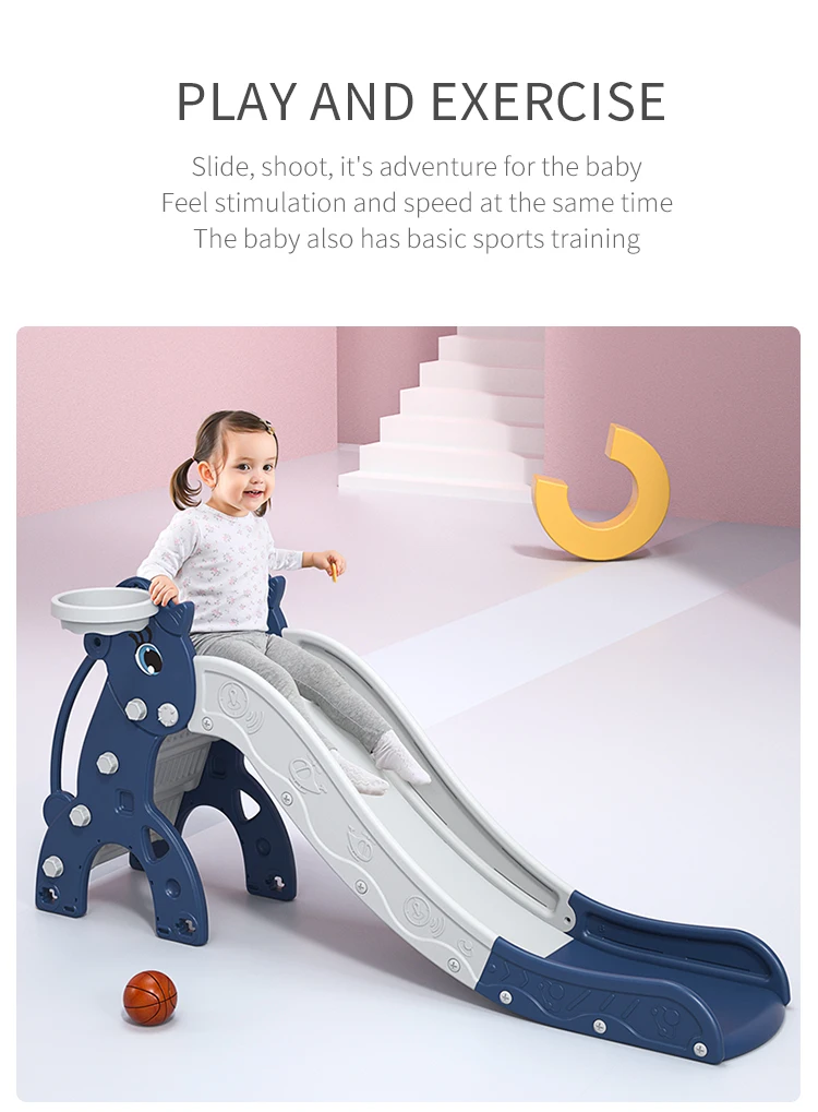 Plastic Slide Playground for Children, Indoor Toys, Playground Equipment, Baby Indoor Slide, Hot Sale
