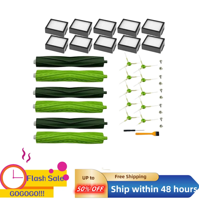 

Hepa Filter Side Brush for iRobot Roomba I7 I7+ I6 I8 I3 J7 Plus E5 E7 E&I Series Vacuum Cleaner Replacement Parts