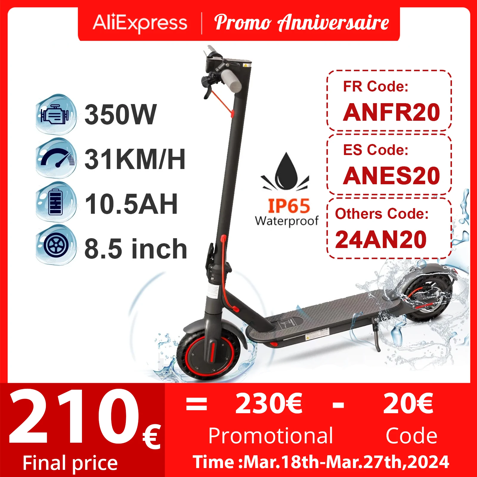Trottinette Électrique Pliable Adulte