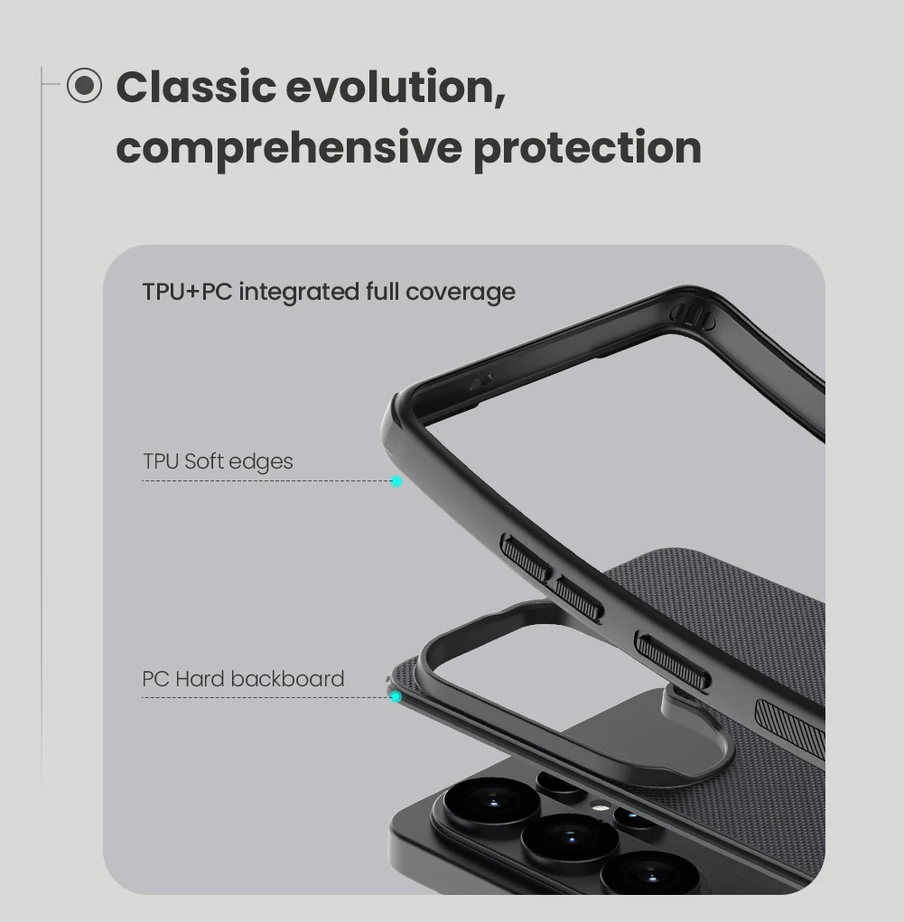 Nillkin Frosted Shield Pro Magnetic Shockproof Anti-Scratch Phone Case