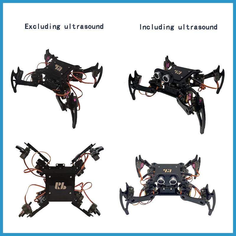 STEAM Educational Toy Quadruped Spider Robot Kit Arduino Wireless Remote Control Walking Crawling Robotics