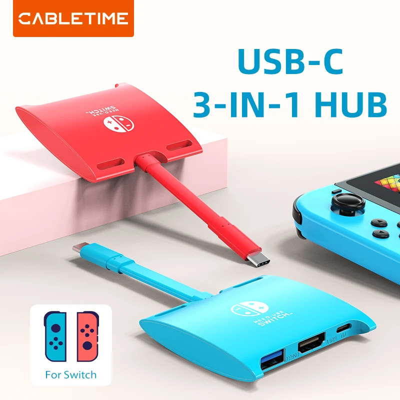 Usb Nintendo Switch To Laptop CABLETIME Video Capture Card Dock