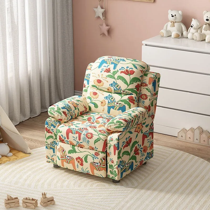 K-star Children's Functional Sofa Single Person Storage Sofa Living Room Reading Lazy Leisure And Reclining Baby Hot Sale