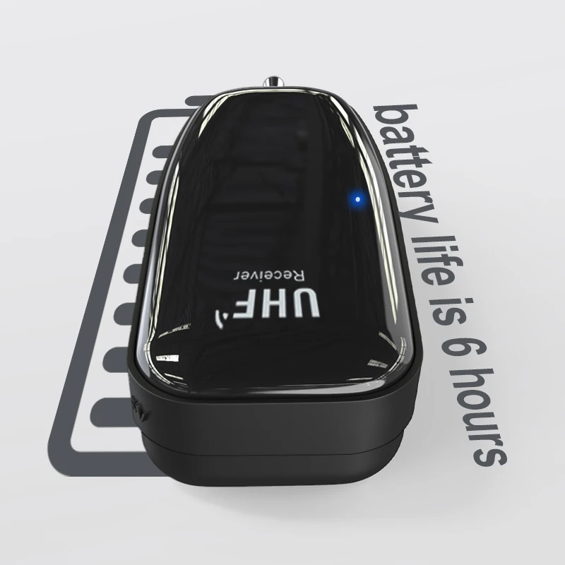 UHF Wireless Headset Microphone Universal Amplifier Audio Portable With LED Light for Teaching Speech Computer Conference Church