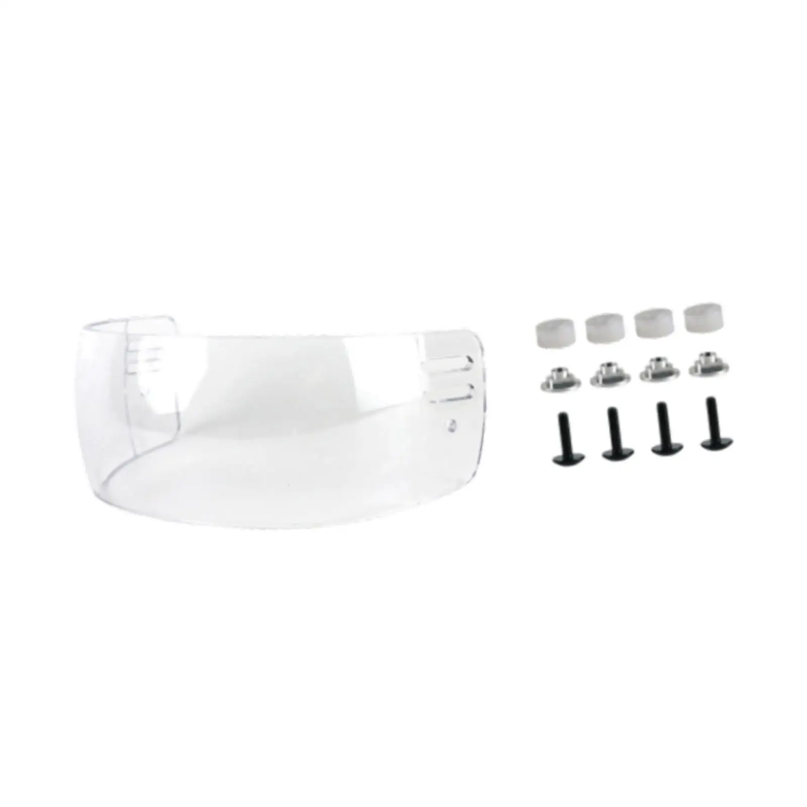 Hockey Helmet Visor Universal Transparent Protector Helmet Shield for Safety Work Accessories