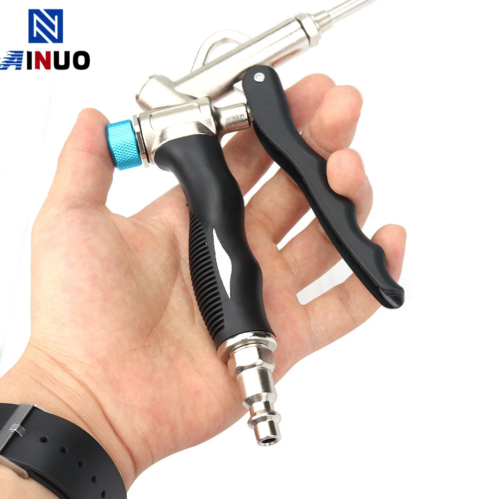 Pistolet à Air Soufflé Réglable Haute Pression - Buse 2 Voies, Outil De Nettoyage Pneumatique - Neuf