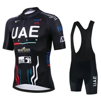 Uae New Pro Team 2025 Cycling Jersey Set Summer Breathable Bicycle Men's MTB Bike Clothing Maillot Ropa Ciclismo Uniform Suit 1