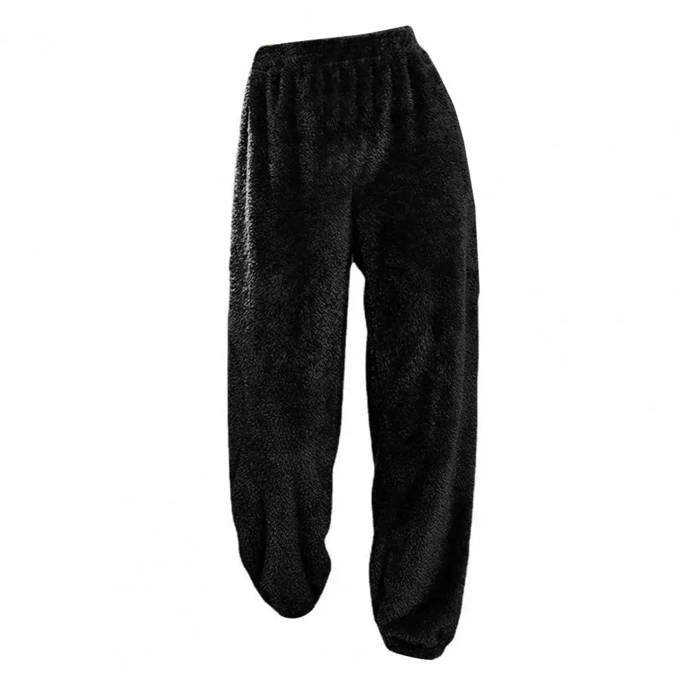 

Women Casual Trousers Cozy Winter Women's Plush High Waist Sweatpants Warm Ankle-banded Trousers for Cold-proof Casual Comfort