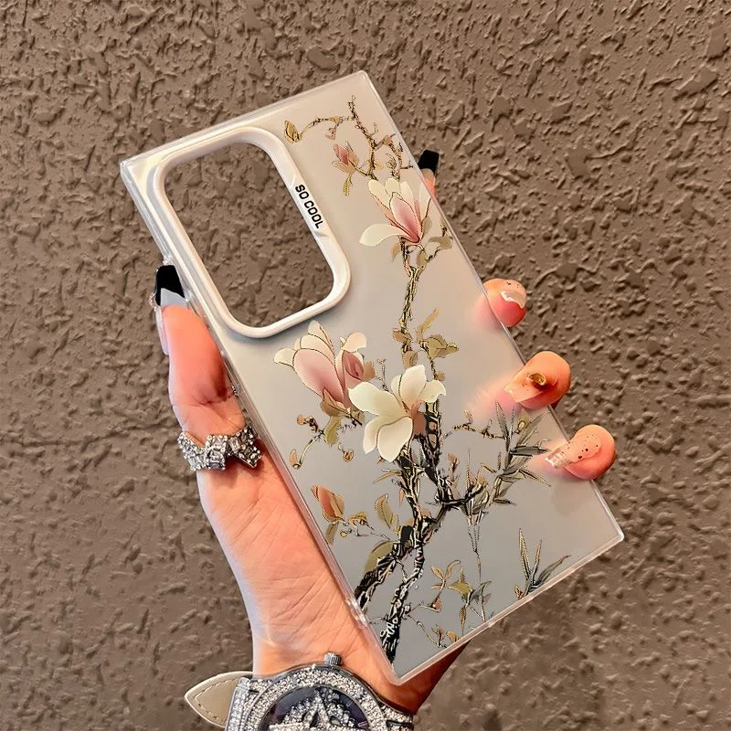 Charming Magnolia Flower Phone Case Cover