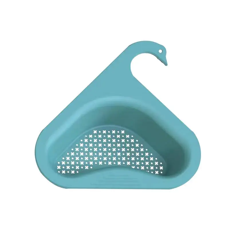 

Drain Basket Triangle Sink Filter Bathroom Accessories Punch-Free Sink Strainer Basket For Storing Food Multifunctional Storage