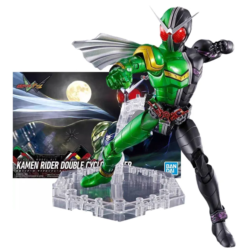

Bandai Genuine Figure Kamen Rider Model Kit Figure-rise Standard Kamen Rider Double CycloneJoker Collection Action Figure Model