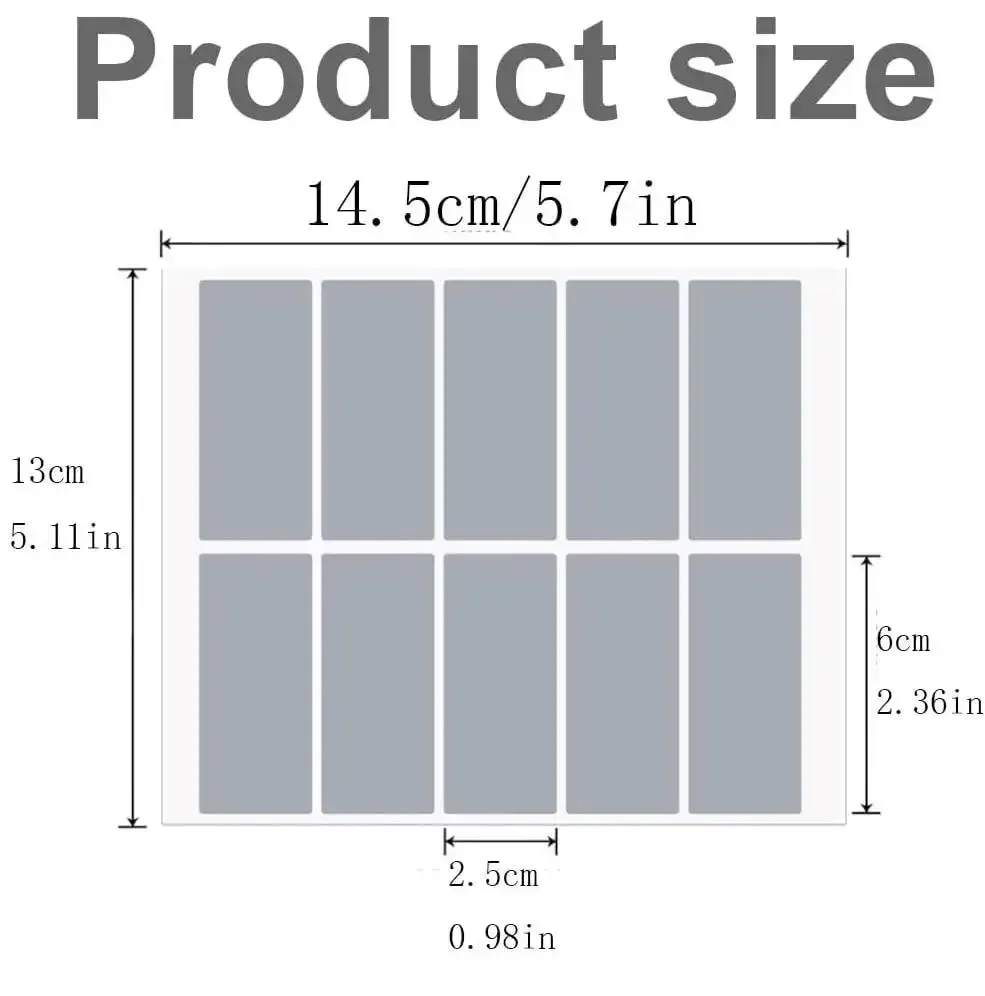 50pcs Scratch Off Sticker Labels for DIY Surprise Cards and Raffles