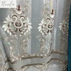 New Luxury Green Embroidered Velvet Curtains for Living Room Bedroom and Villa Blackout High-end Customized European Curtains 4