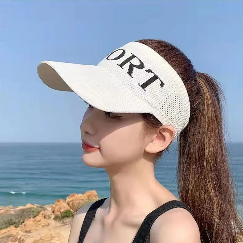 

Summer Empty Top Hats Caps Men Women Sun Visors Hats Custom Outdoor Sports Baseball Caps Unisex