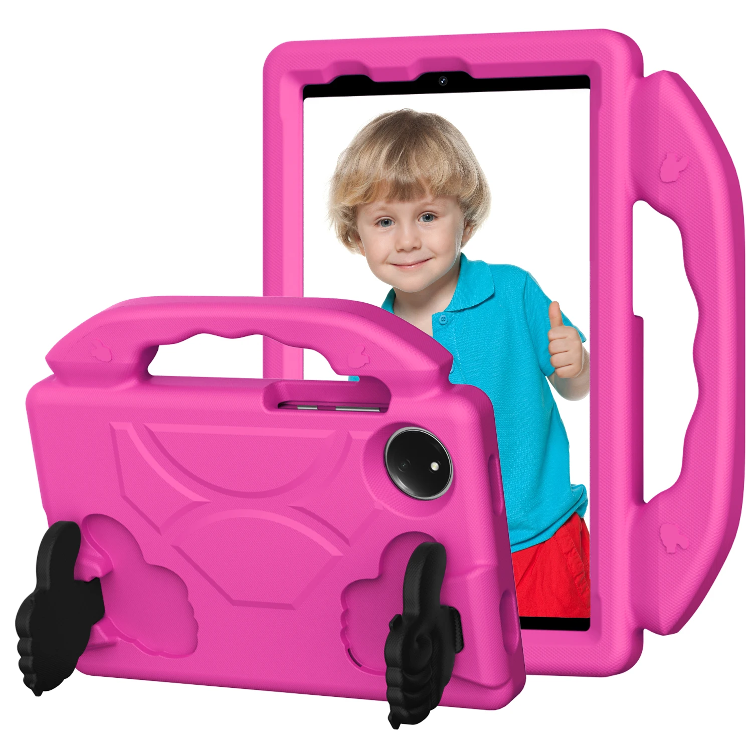 Durable Shockproof Tablet Case with Handle - Lightweight and Drop-Proof