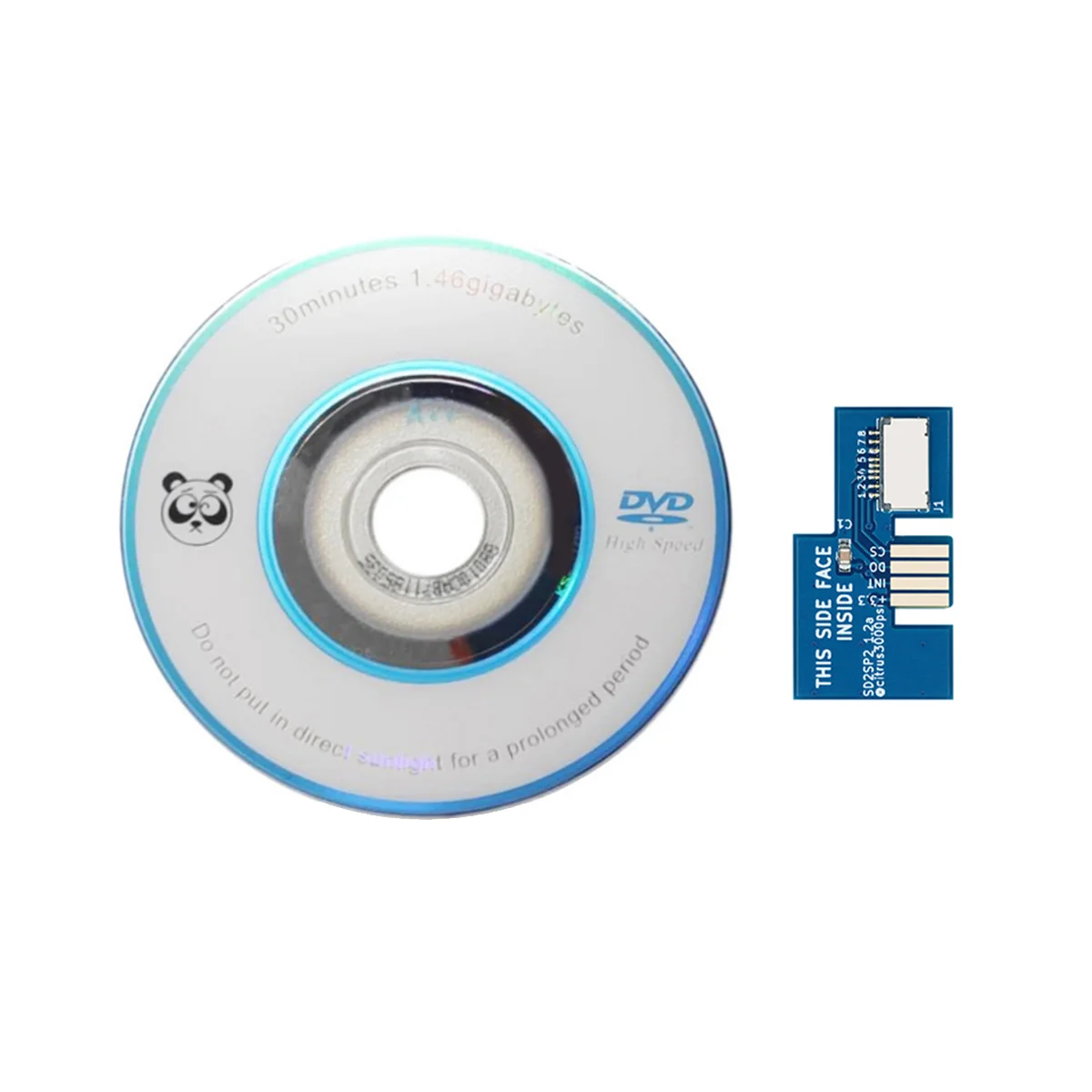 

Адаптер SD2SP2 + Φ CD SDLoad SDL для SD/TF карт, чтение CD для NGC Nintendo GameCube(NTSC-J CD)