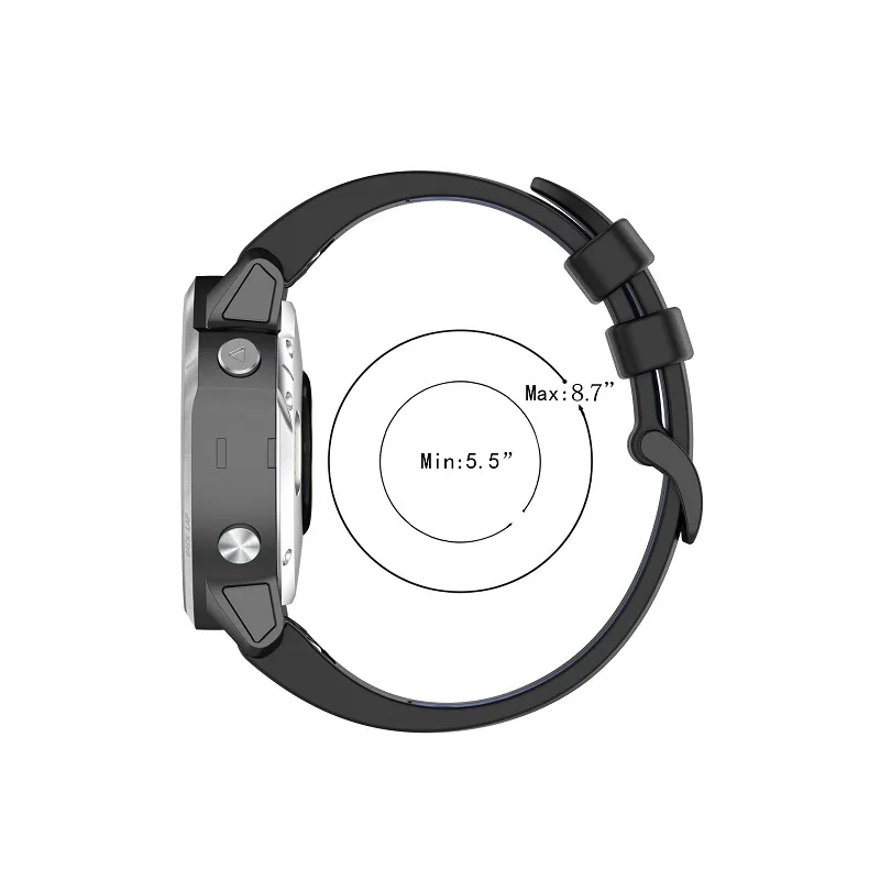 22mm 26mm Silicone Qucikfit Strap For Garmin Enduro Watch Band Fenix 6 6X Pro 5X Plus/TACTIX DELTA/MK2i/Forerunner 945 Watchband