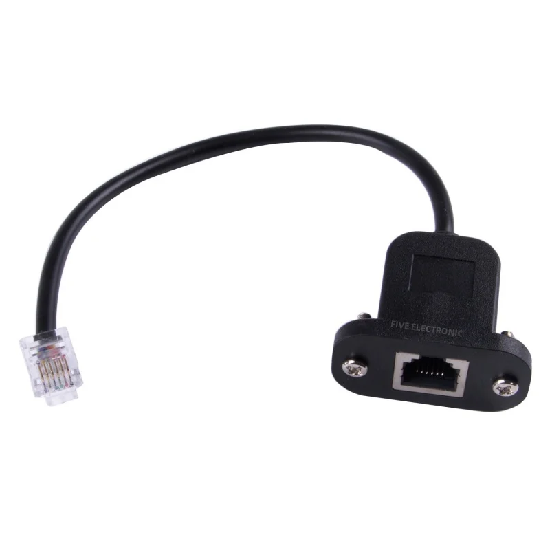 

RJ12 6P6C Panel With M3 Screw Data Cable