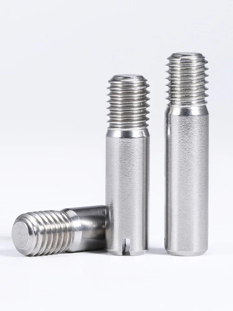 M2-M10 304 Stainless Steel One-Word Groove External Thread Cylindrical Pin Positioning Pin Slotted Screw GB878 cylindrical locating dowel pin stainless steel ball lock pins stainless steel pins clips