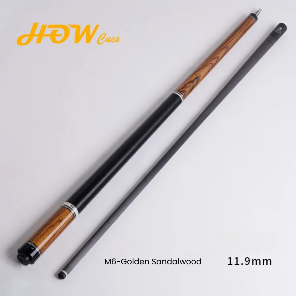 How 58inch M6 Carbon Fiber Flash Billiard Pool Cue Stick 11.9/12.5