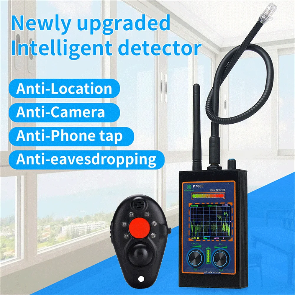 

Profession Detector RF Signal Detector Anti Tracking Strong Magnetic Detector For Wireless Audio Bug GPS Camera Detector Finder